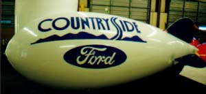 Advertising Blimps - Countryside Ford logo